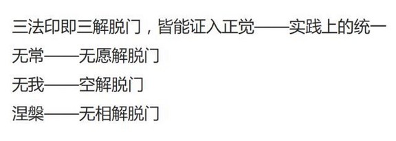 三解脱门证入无上菩提